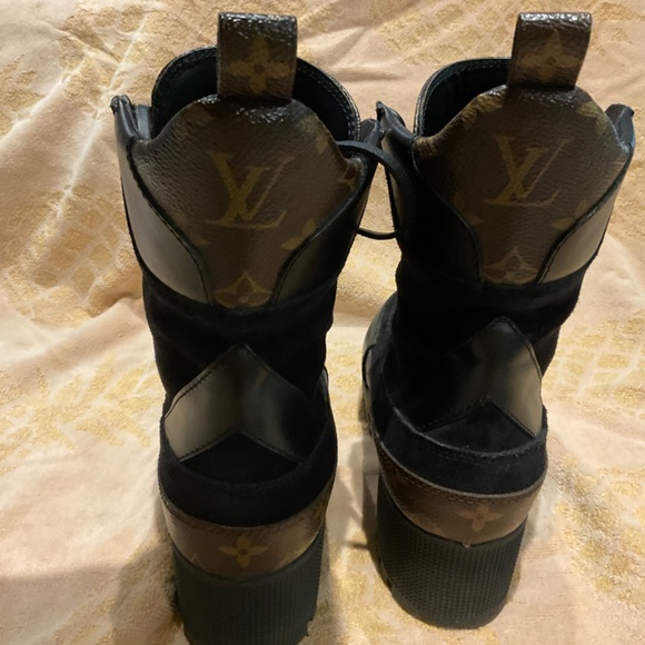 Louis Vuitton Laureate platform work, motto boots - Picture 3 of 6